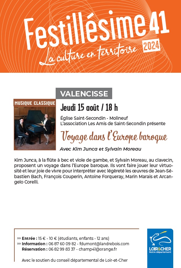 Concert de musique baroque à Saint Secondin